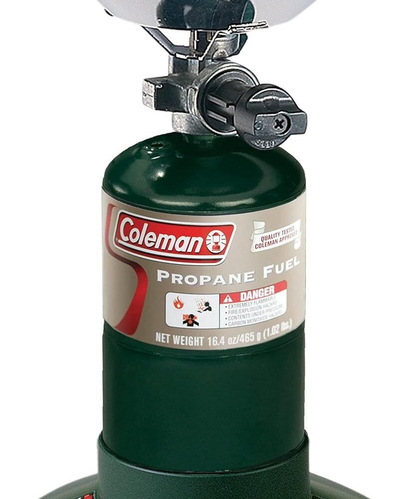 Coleman BottleTop Propane Stove with Adjustable Burner, Portable Camping/Backpacking Cooker with 7650 BTUs of Power for Camping, Tailgating, Grilling, & More